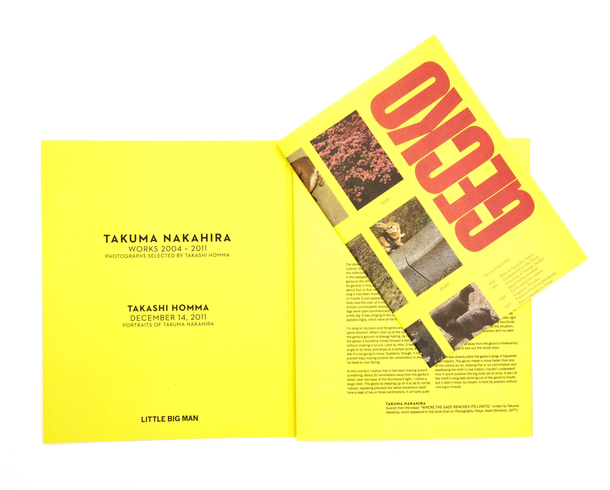 Takuma Nakahira. GECKO. Out of Print.